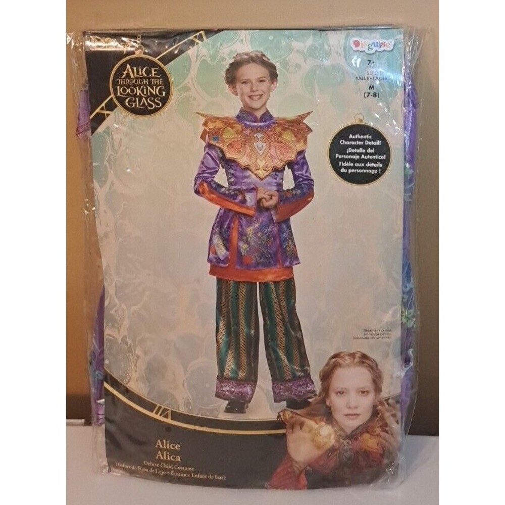 Disney Alice Through the Looking Glass Purple and Gold Girls Costume